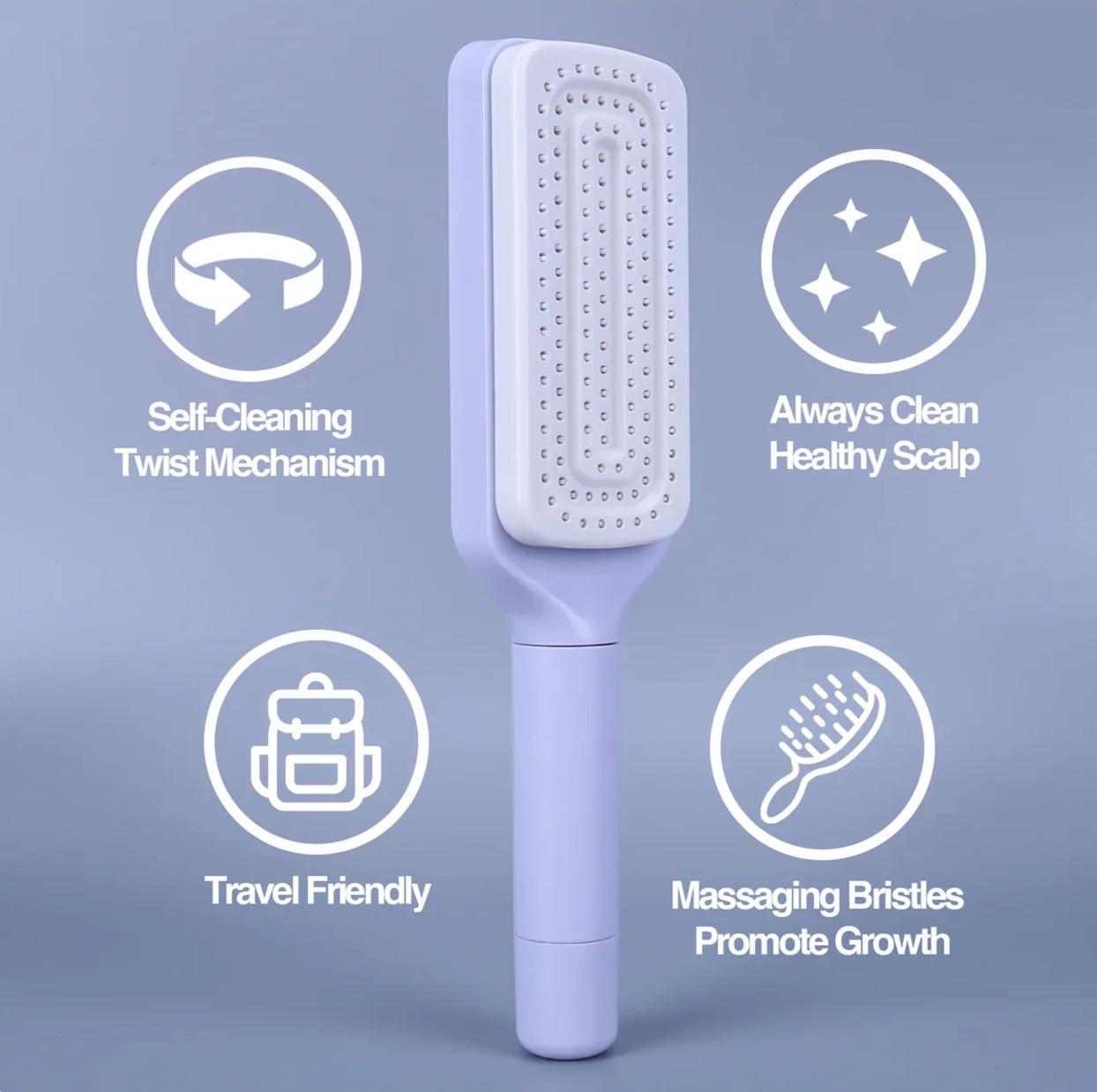Magic Tangle-Free Brush