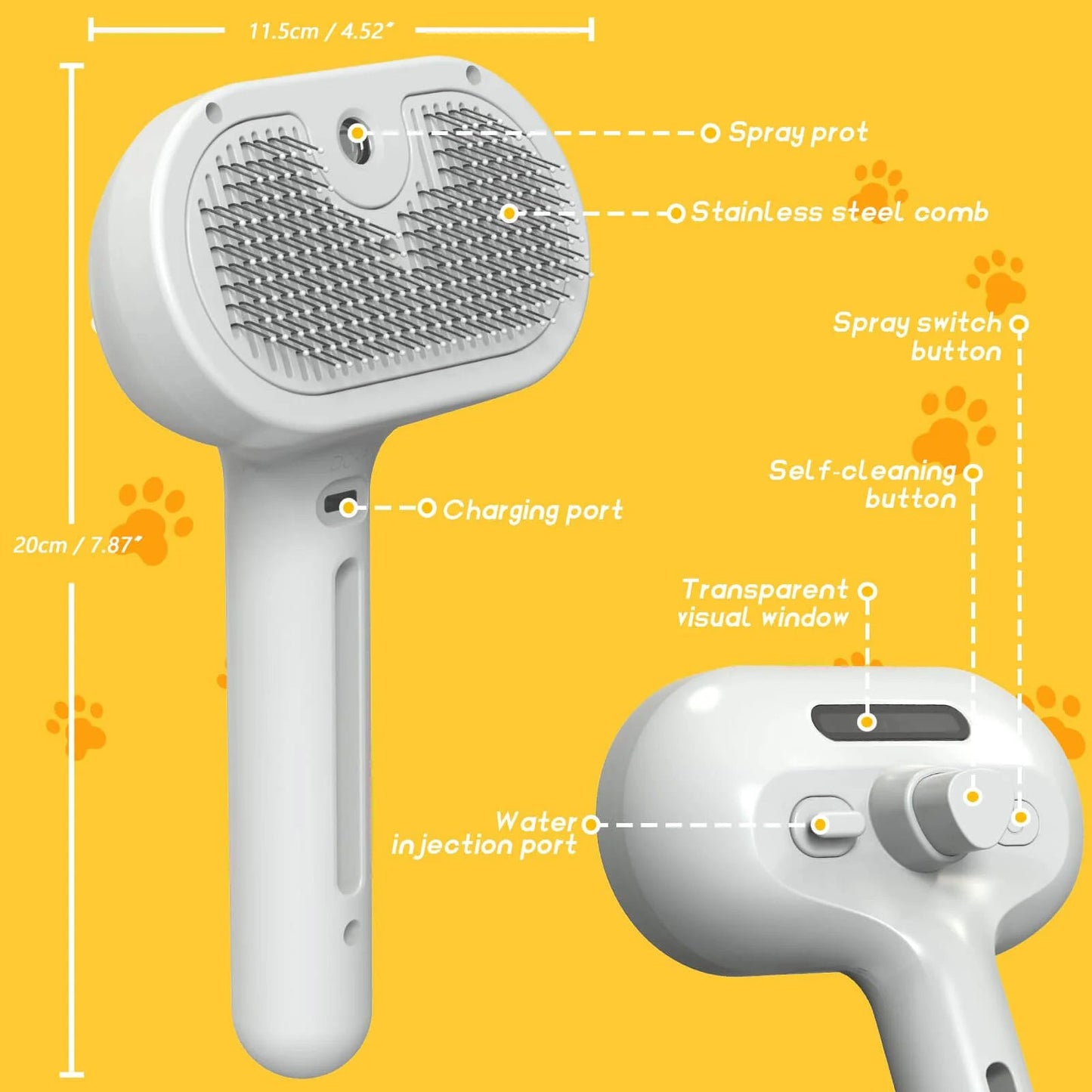 Fur-Ease Steam Brush